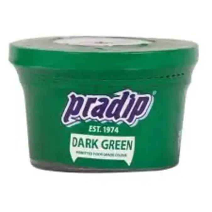 Pradip Dark Green Food Colour Pots 10G
